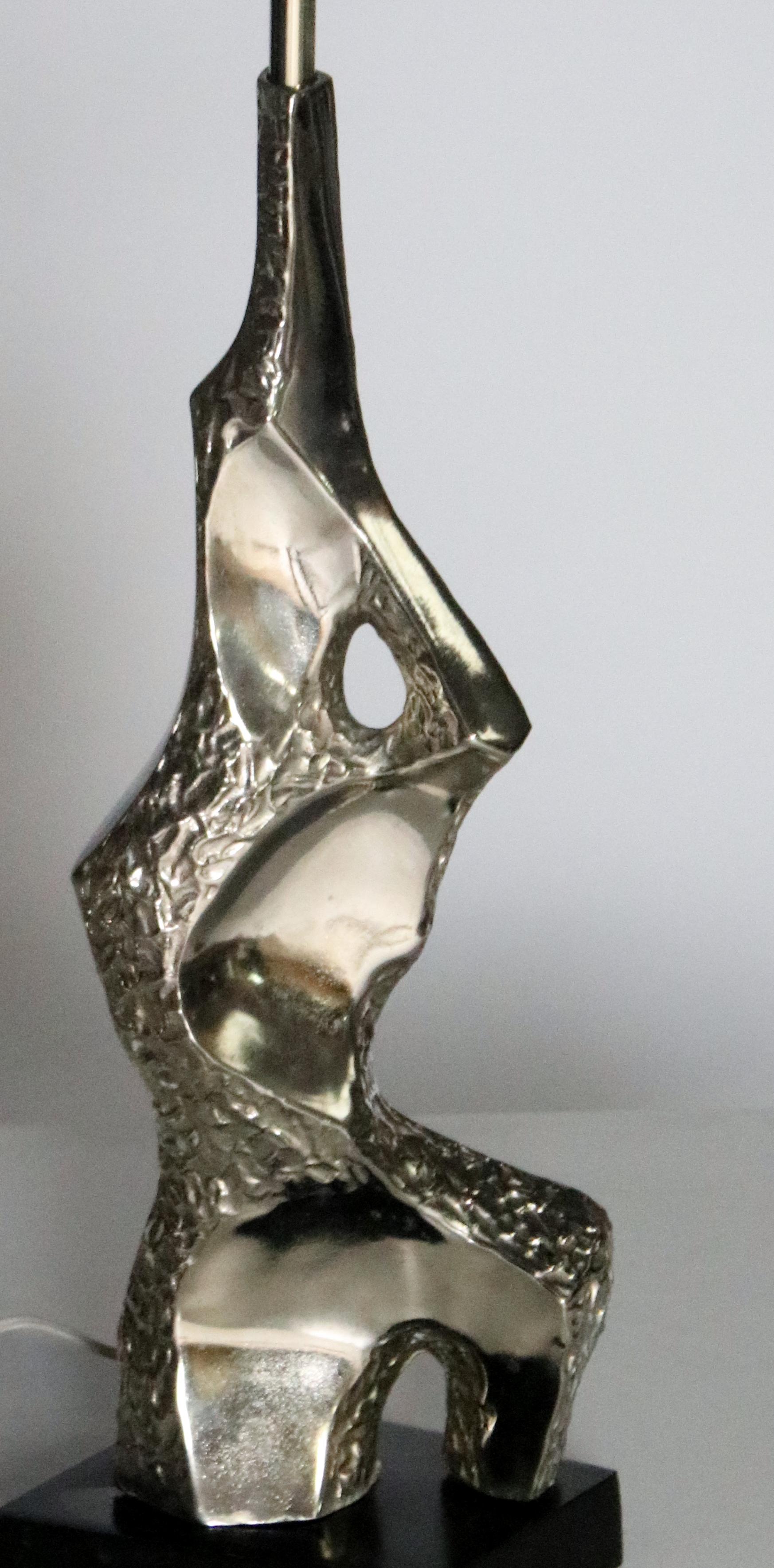 Mid-20th Century Sculptural Brutalist Torso Lamps