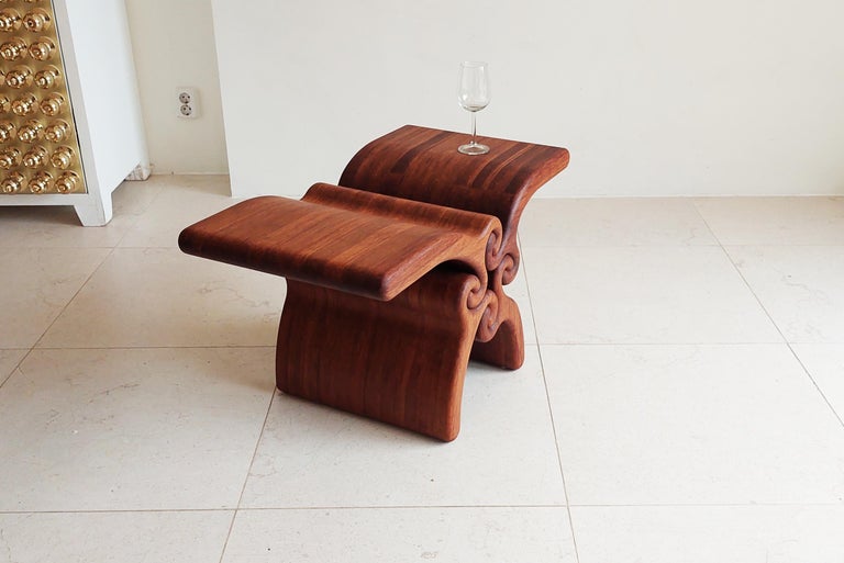 Monolithic Rectangular Smart Side Table Sculptural, Brutalistic, Monolithic Coffee Table /Side Table/ Object ...