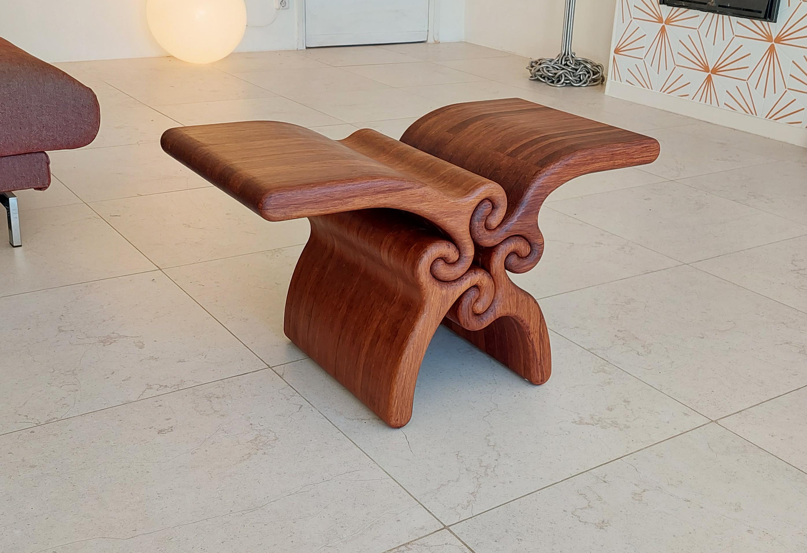 GRIP coffee
Sculptural, brutalistic, monolithic Coffee table /side table/ object
design: JAN PAUL

Four shapes flow to the center to swirl, weave, and grip each other. Firmly holding on to form “GRIP” 
A sculptural, powerful , iconic object