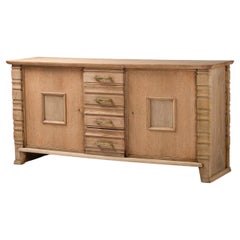 Sculptural Buffet in Oak, France