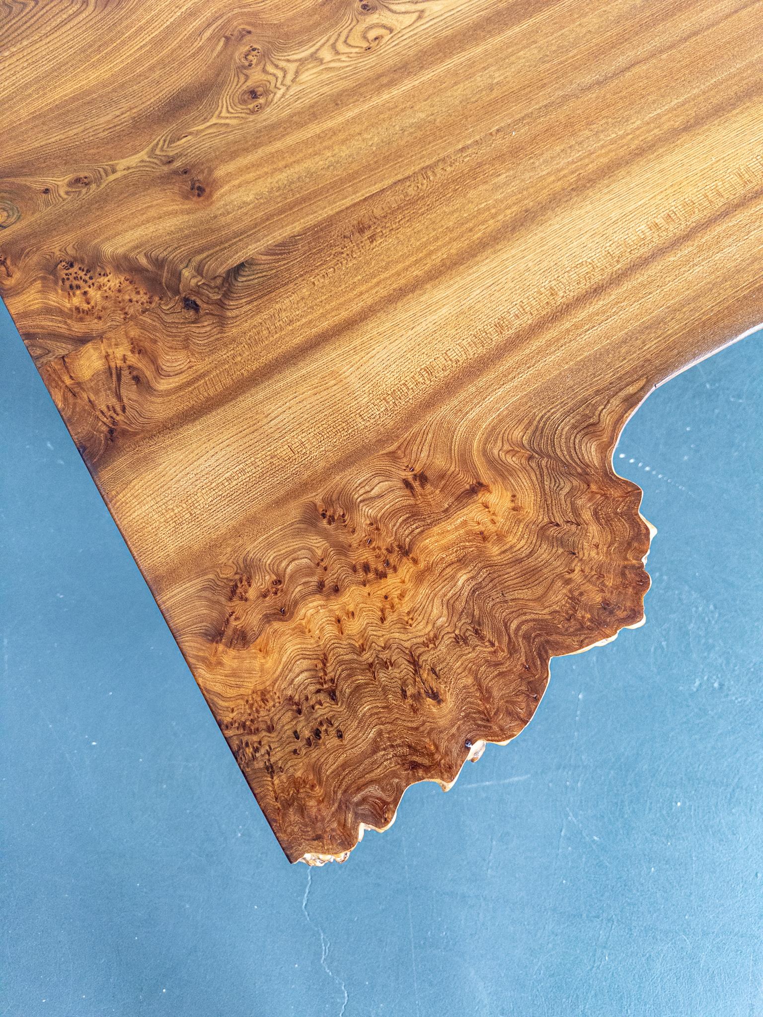 Mesa de centro escultórica de madera burl de Söwe Konst, Suecia, 1970 en venta 2