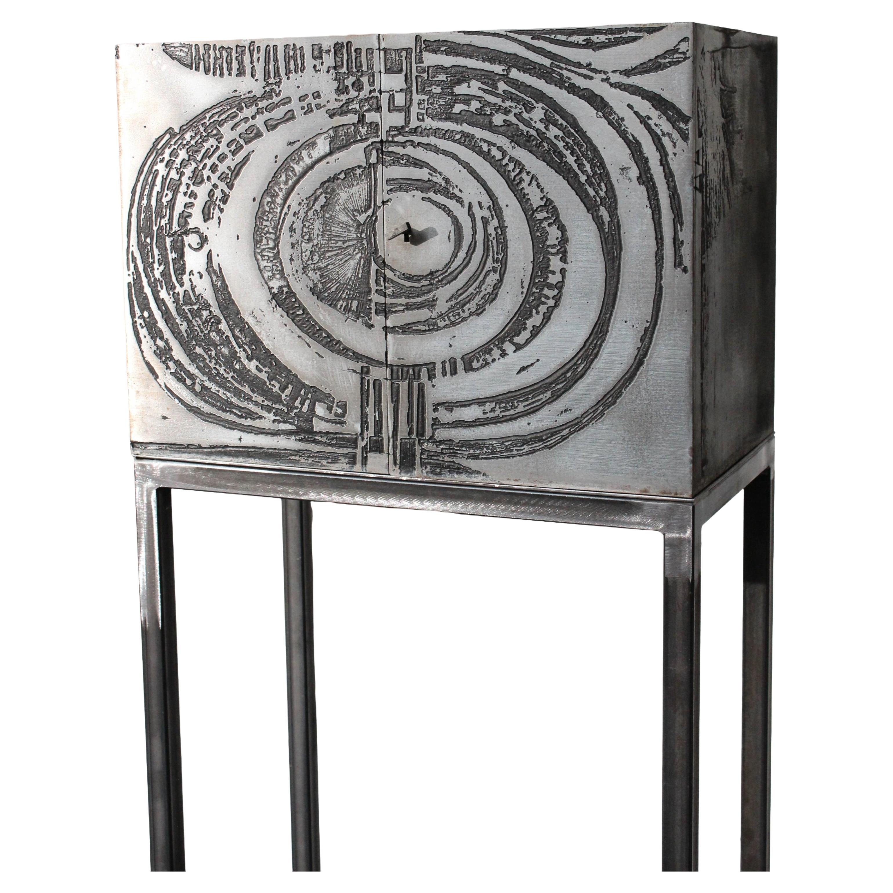 Armadio scultoreo di Roger Bonduel in vendita