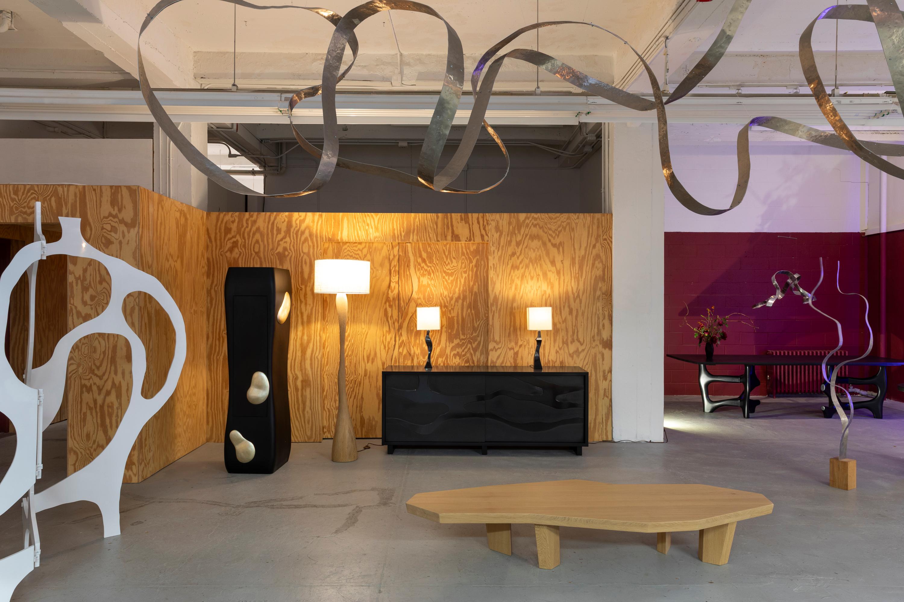 Lacquered Sculptural cabinet 