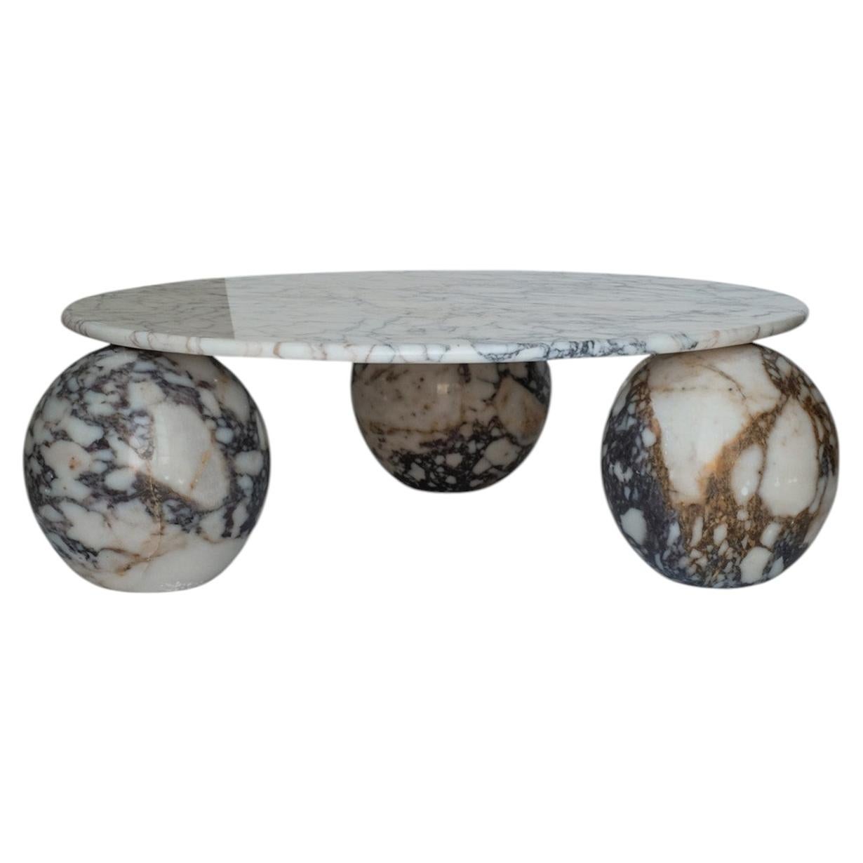 Sculptural Calacatta Viola Coffee Table