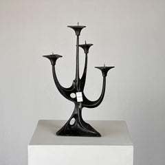 Candelabro escultórico de Mauro Manetti para Fonderia d'Arte Firenze, años 60