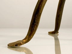 PORTAVELAS BRUTALISTA ESCULTURAL, PIEZA DE ARTISTA, Francia 1990