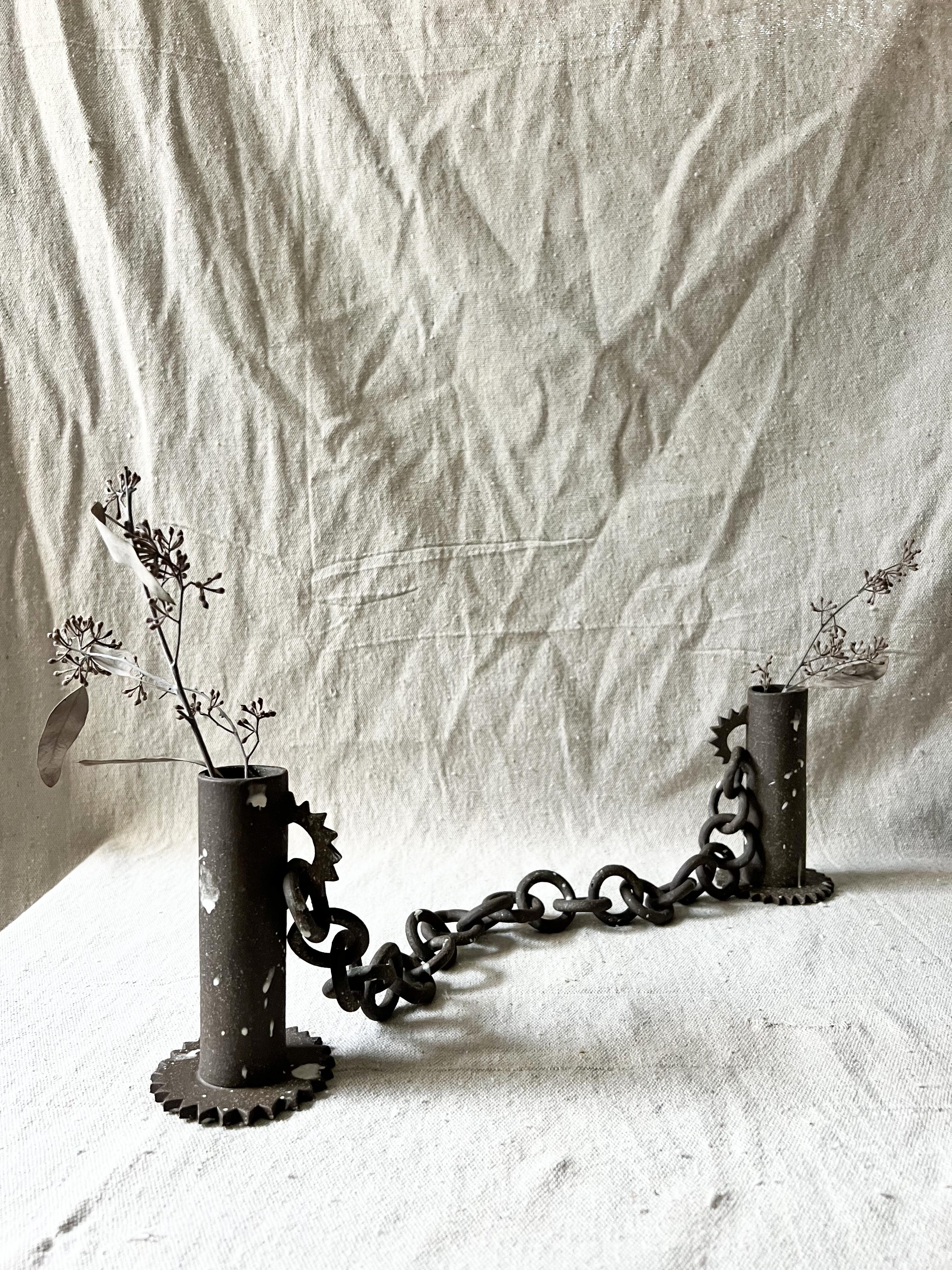 Sculptural candle stick holders For Sale 5