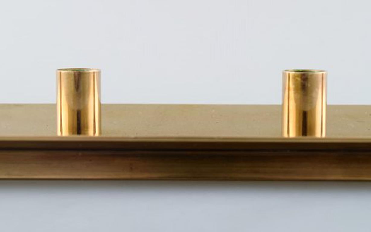Sculptural Candleholder Number 69 Designed by Pierre Forsell for Skultuna In Excellent Condition In Copenhagen, DK