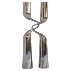 Sculptural Candleholders, 'Tango/Double' Modern Danish design by Mikaela Dörfel