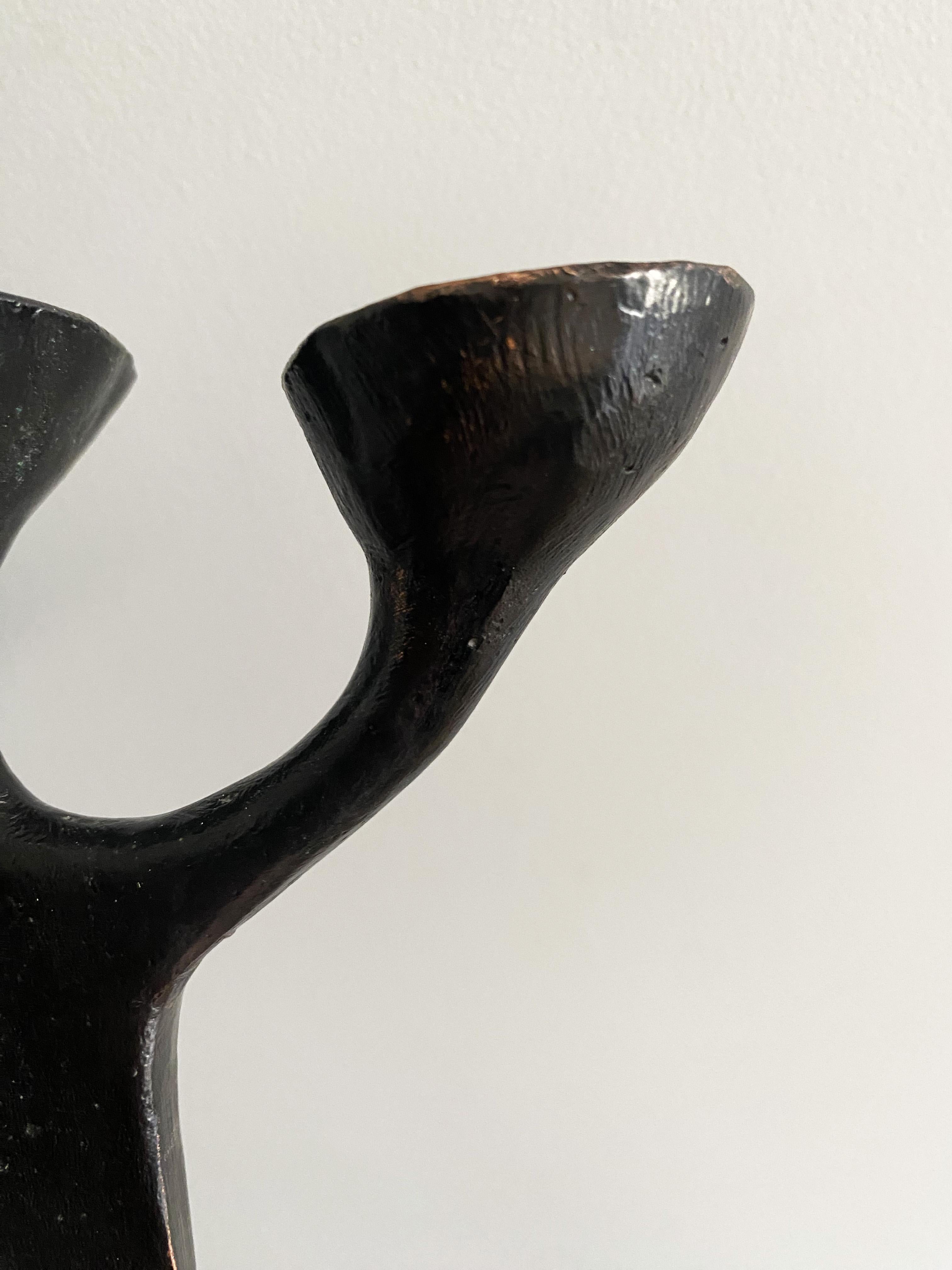 Sculptural Candlestick by Carlos Penafiel for Fondica, 1990s. For Sale 1