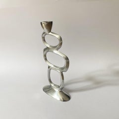 Candeliere scultoreo "Circles" di Matthew Hilton, Regno Unito, anni '80.