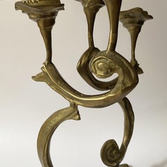 Sculptural Candlesticks by Kurt Jesch for Amadeo 'No Fondica', Austria, 1960s.