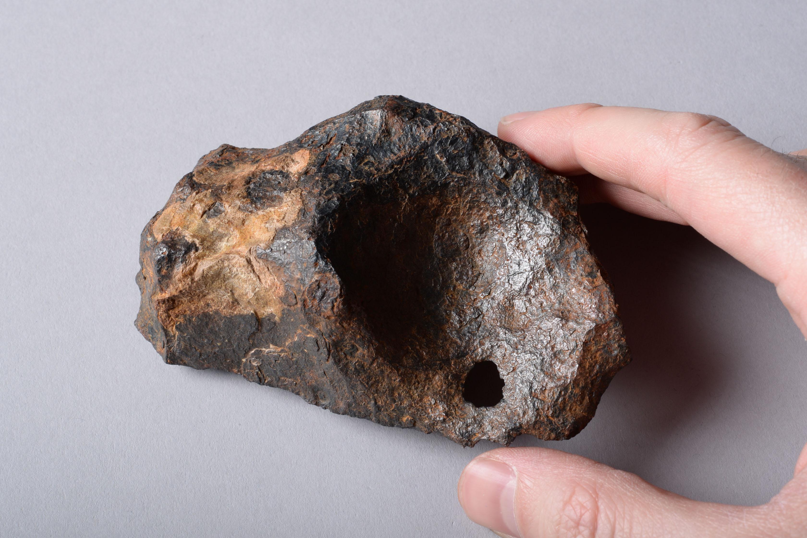 Sculptural Canyon Diablo Iron Octahedrite Meteorite 1
