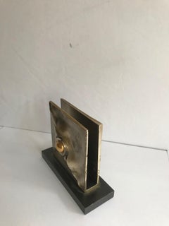 Sculptural Card Holder “Sanpaolo”, Italy, circa 1970s