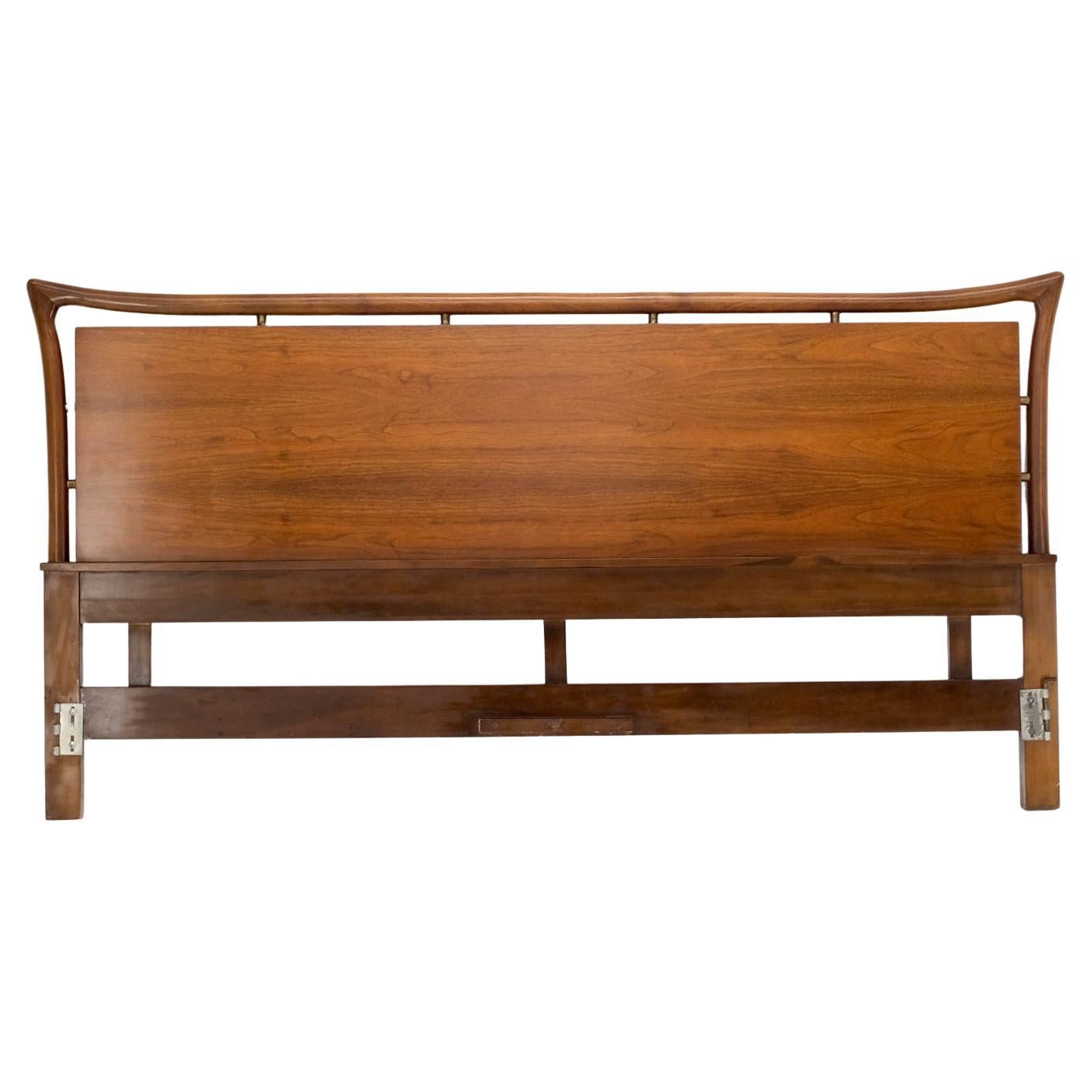 1960s KingSize Italian Carved Wood Gilt Headboard at 1stDibs