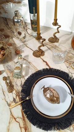 Sculptural Cast-Brass Paperweight Shaped as an Amalfi Coast Lemon, 1970s