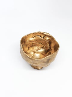 Sculptural Cast Bronze Bowl, Limited Edition, 2025, by Daiana Meligrana Studio