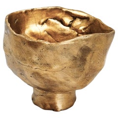 Sculptural Cast Bronze Bowl, Limited Edition, 2025, by Daiana Meligrana Studio