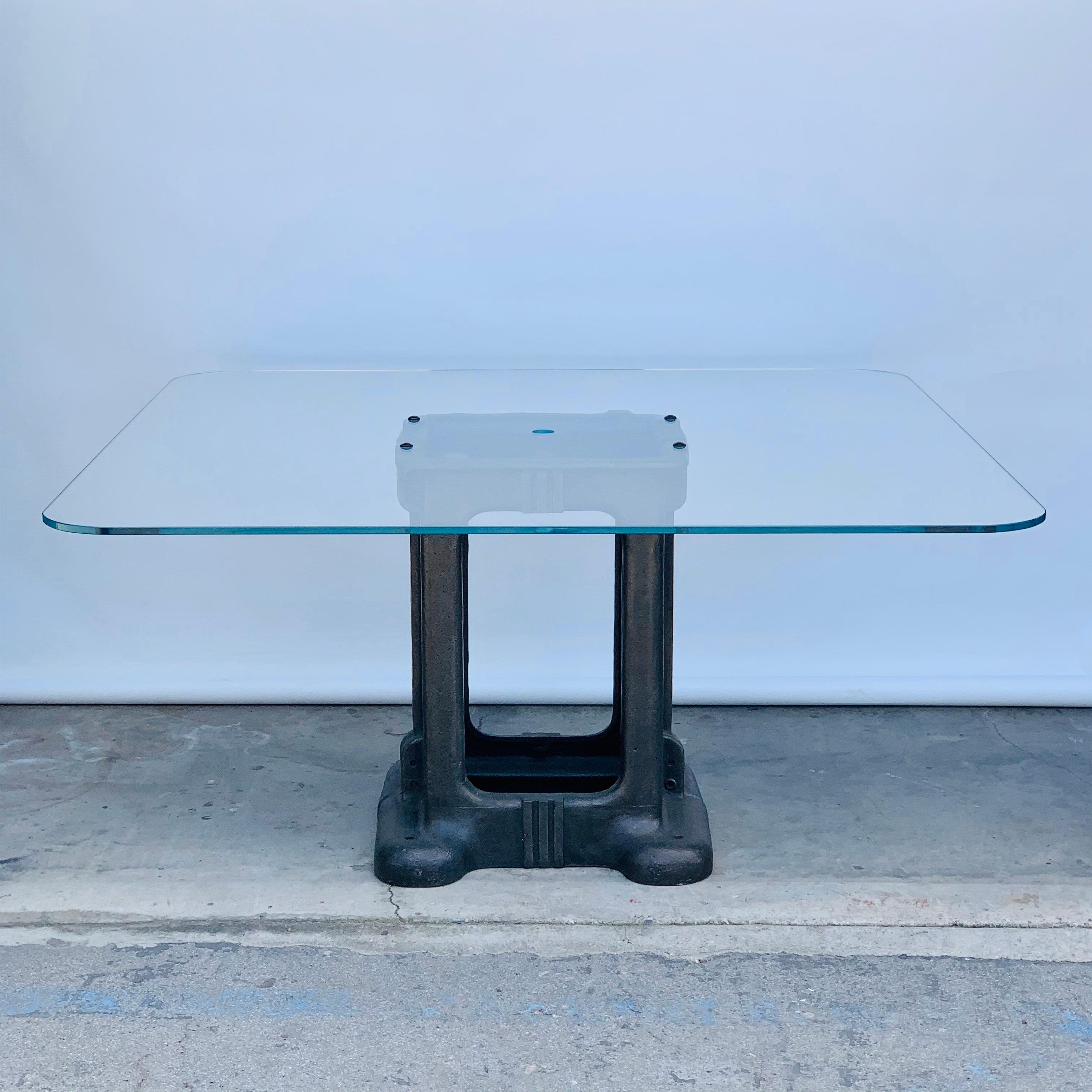 glass work table