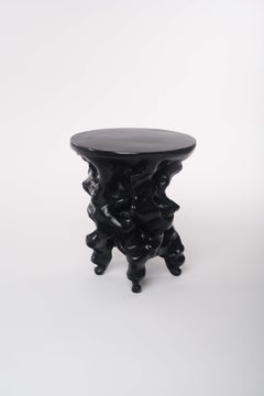 Sculptural Cave Stool in Dark Bronze by Elan Atelier
