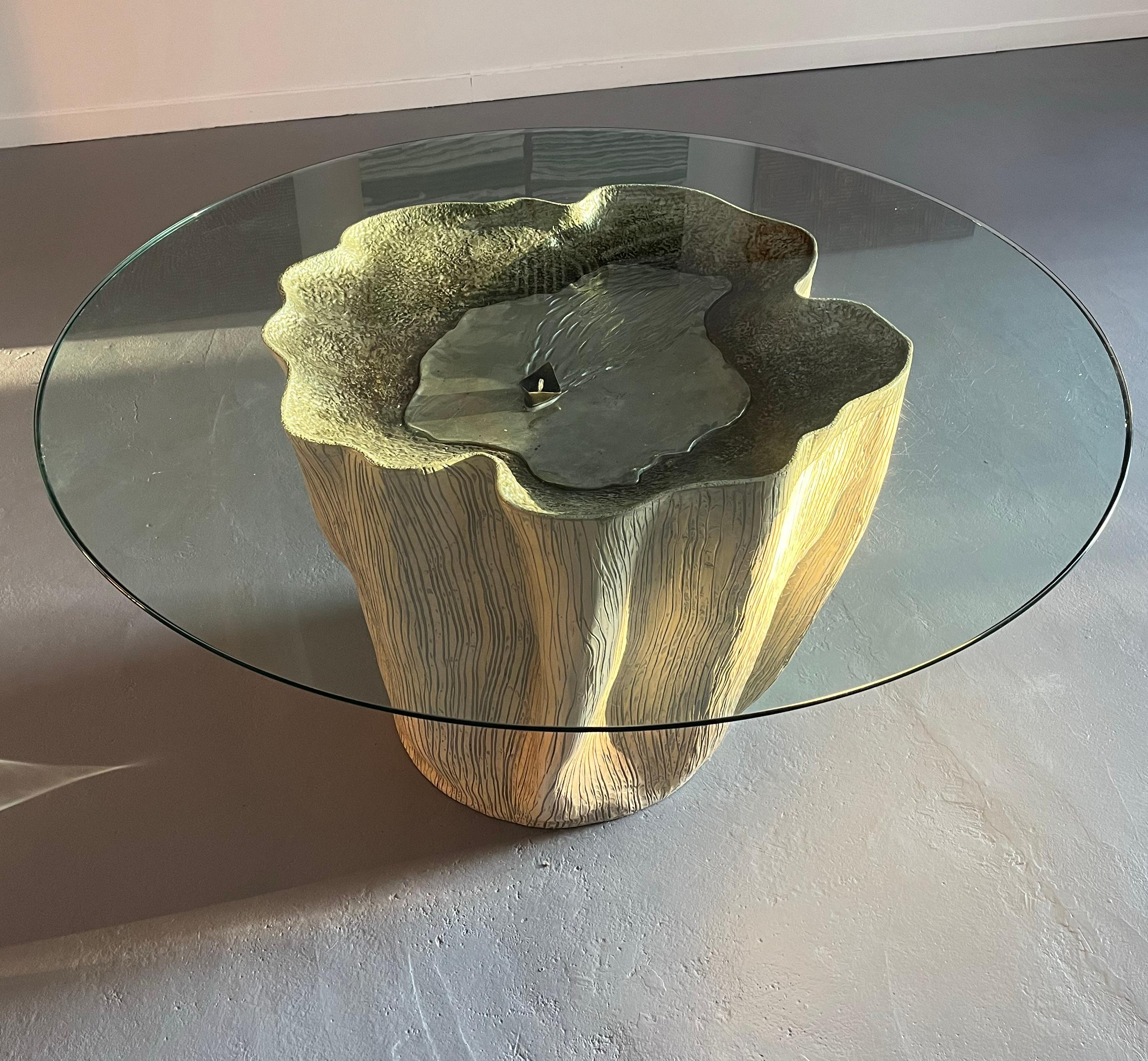 Sculptural center table by Annibale Oste For Sale 2
