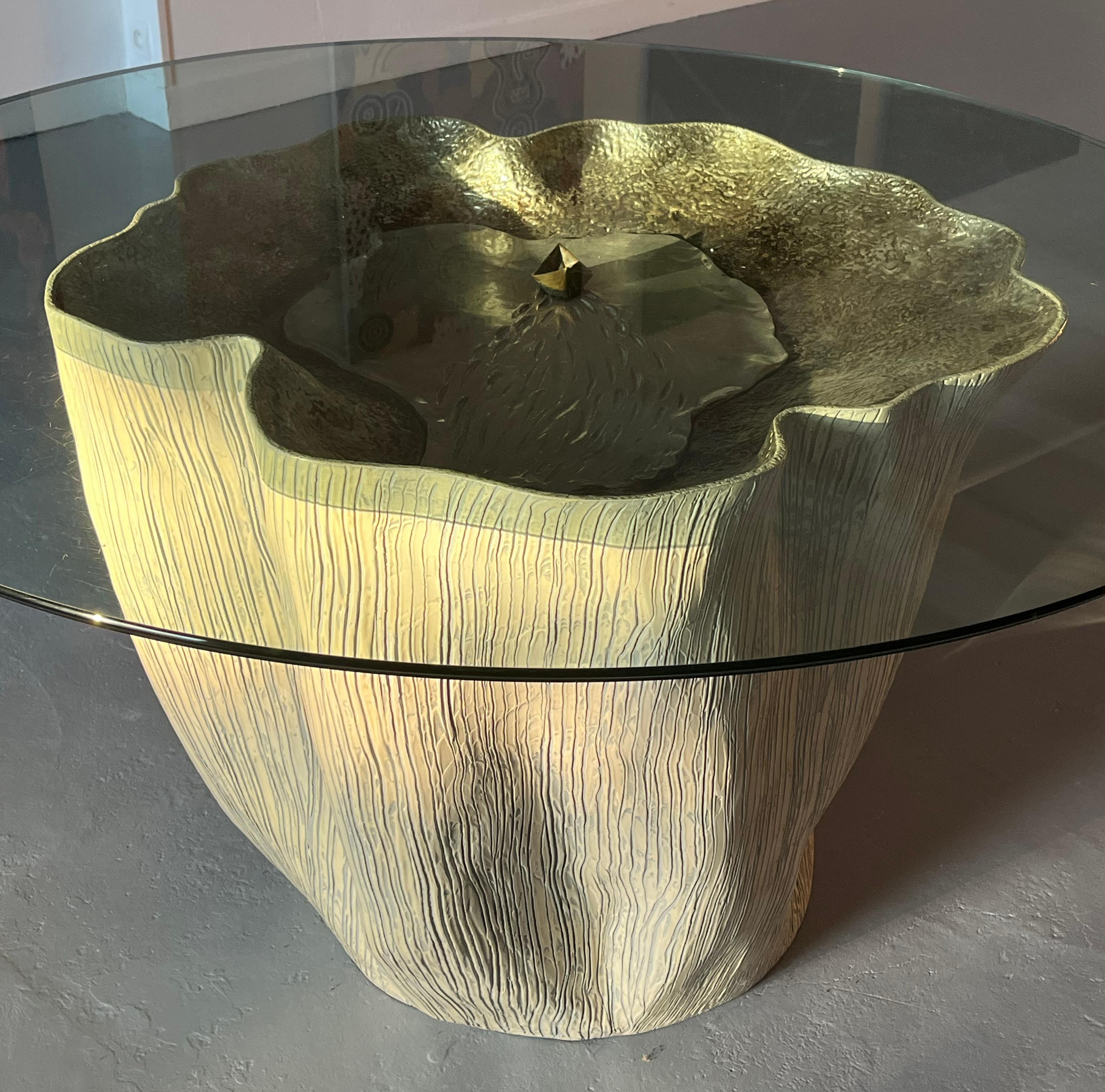 Sculptural center table by Annibale Oste For Sale 3