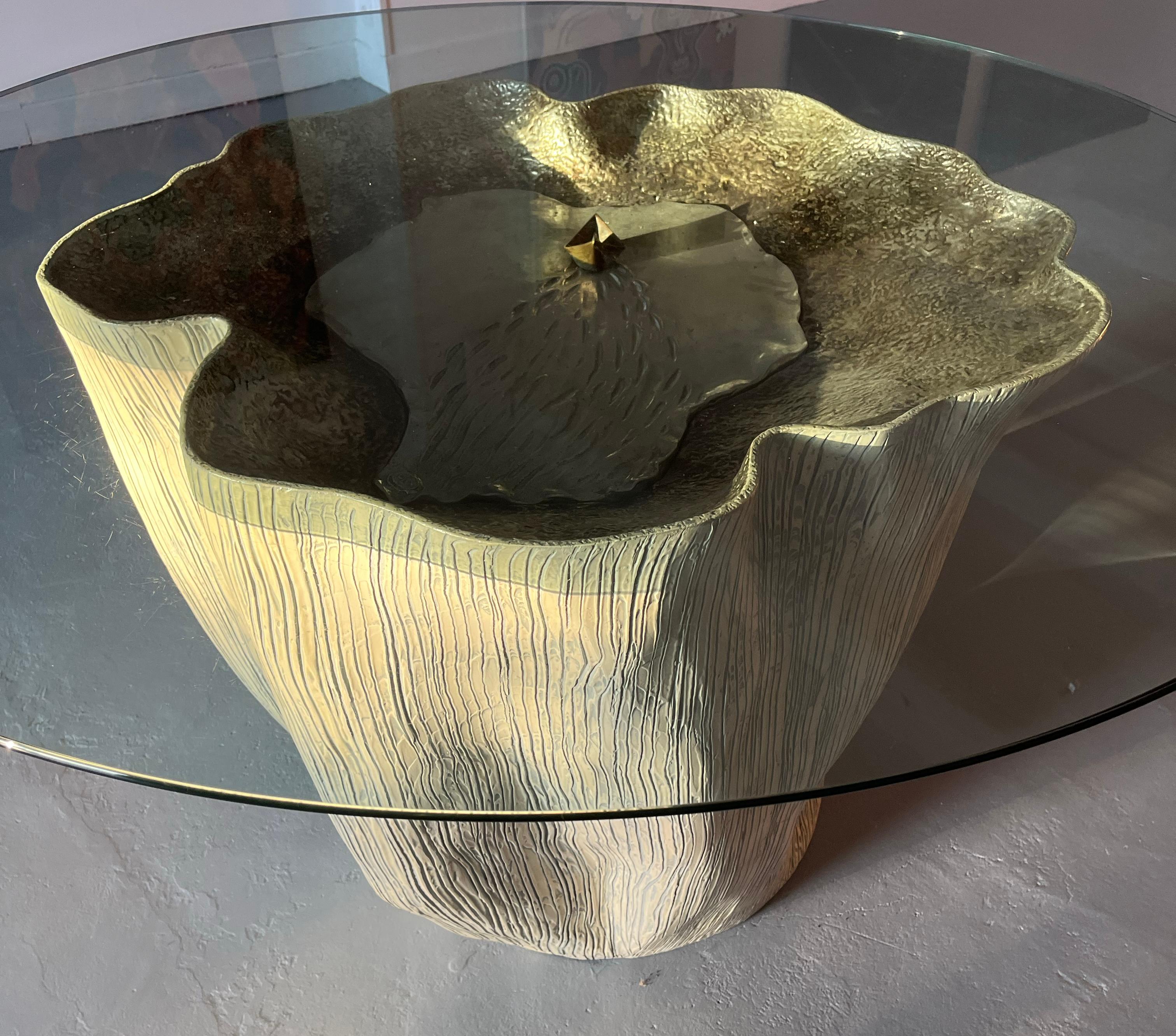 Sculptural center table by Annibale Oste For Sale 4