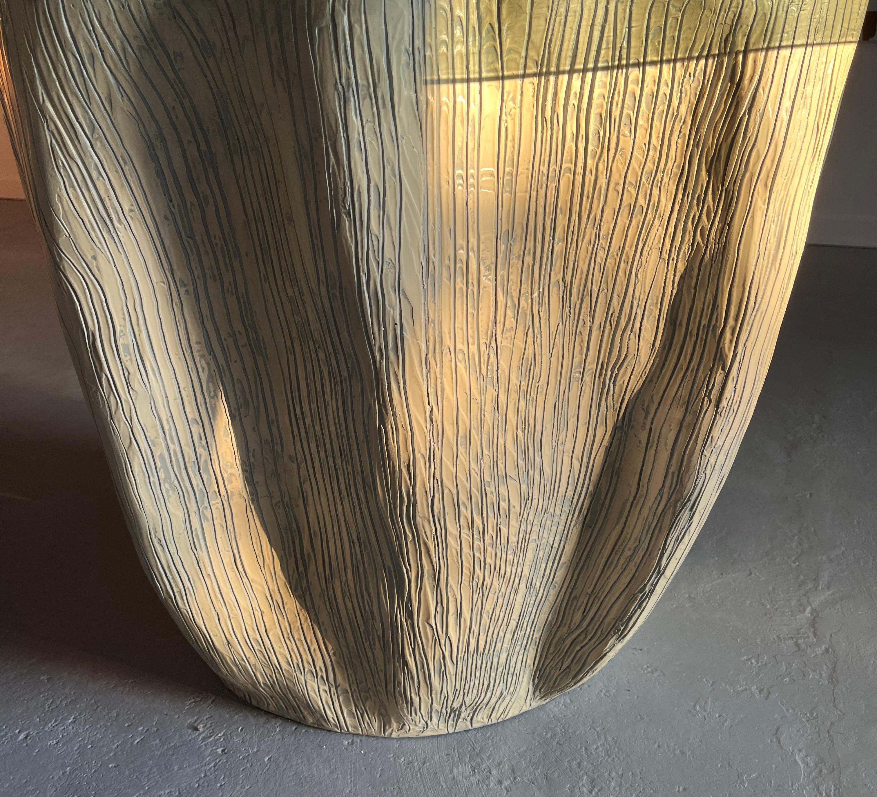 Sculptural center table by Annibale Oste For Sale 8