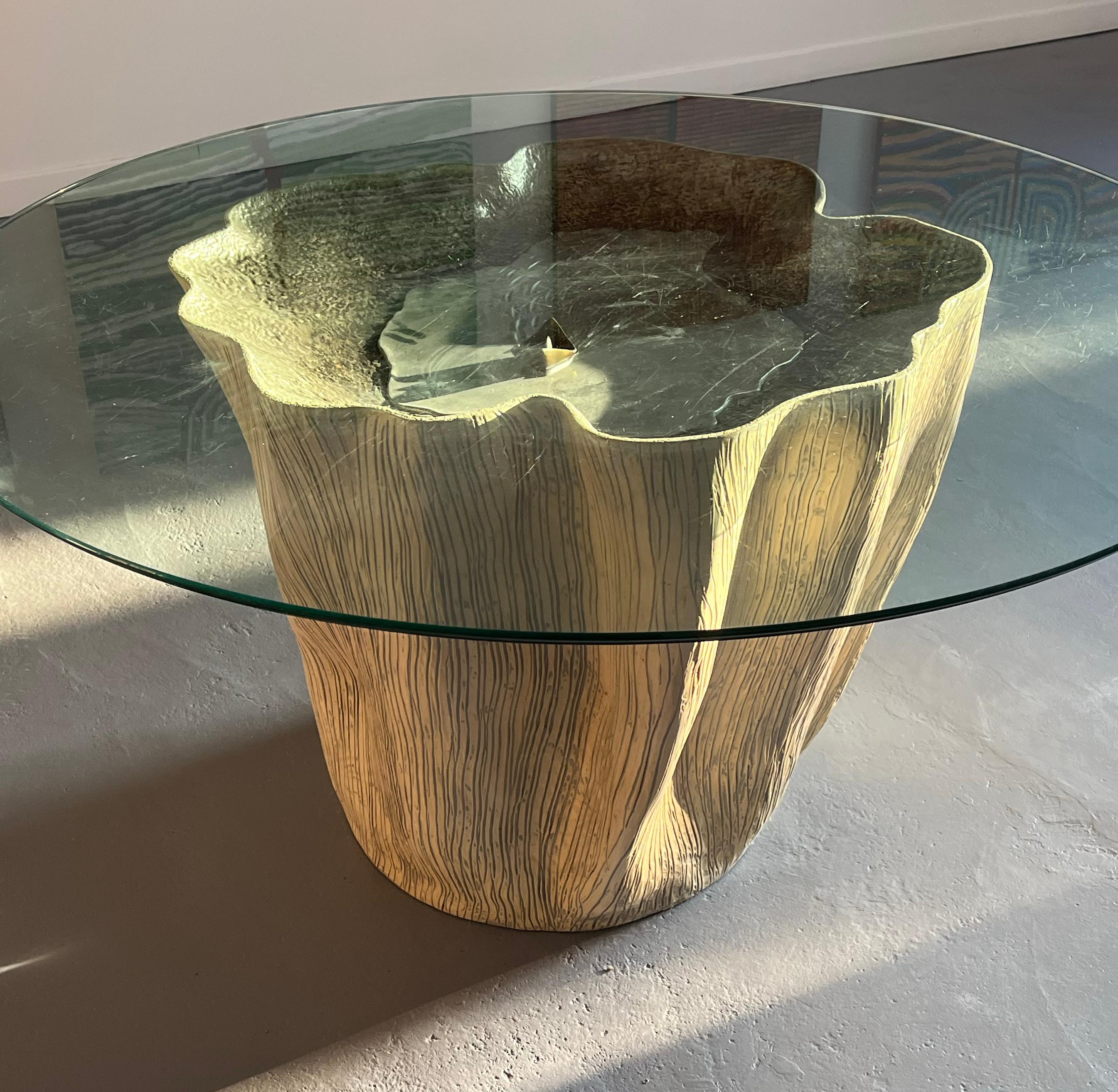 Italian Sculptural center table by Annibale Oste For Sale