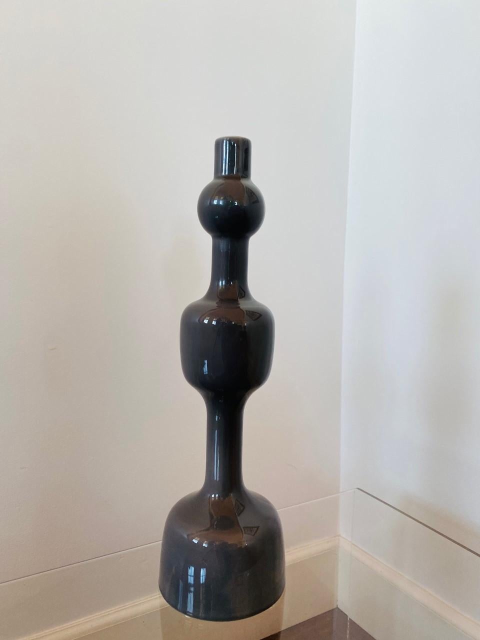 Contemporary Sculptural Ceramic Candle Holder by Bosa '2000s' For Sale