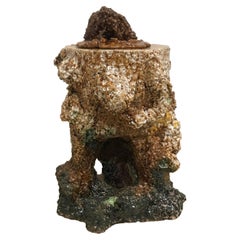 Sculptural ceramic container