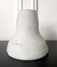 Sculptural Ceramic Funnel Vase by Robert Turner
