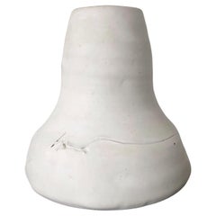 Sculptural Ceramic Funnel Vase by Robert Turner