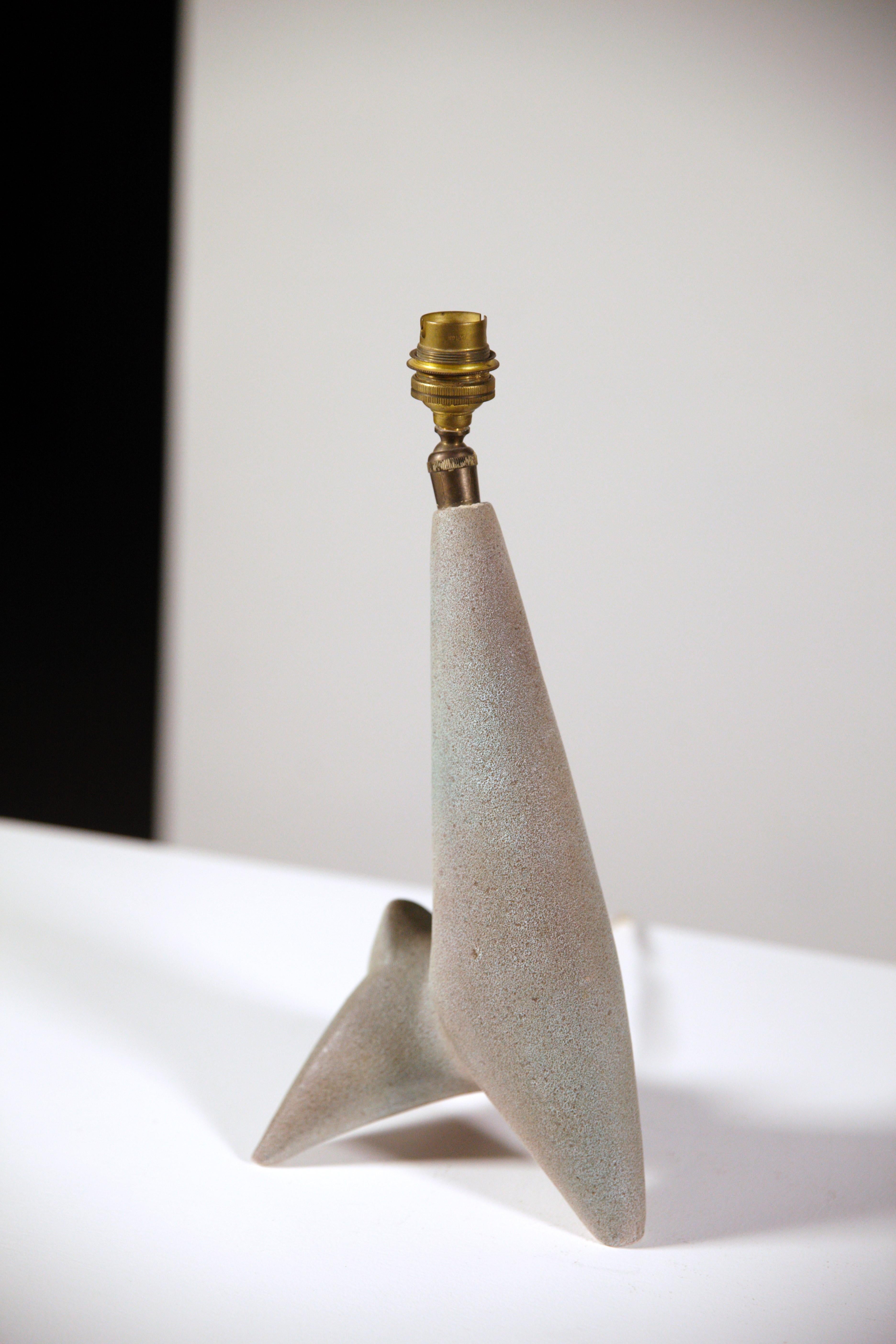 Sculptural Ceramic Lamp by Jacques Blin France 1970s For Sale 2