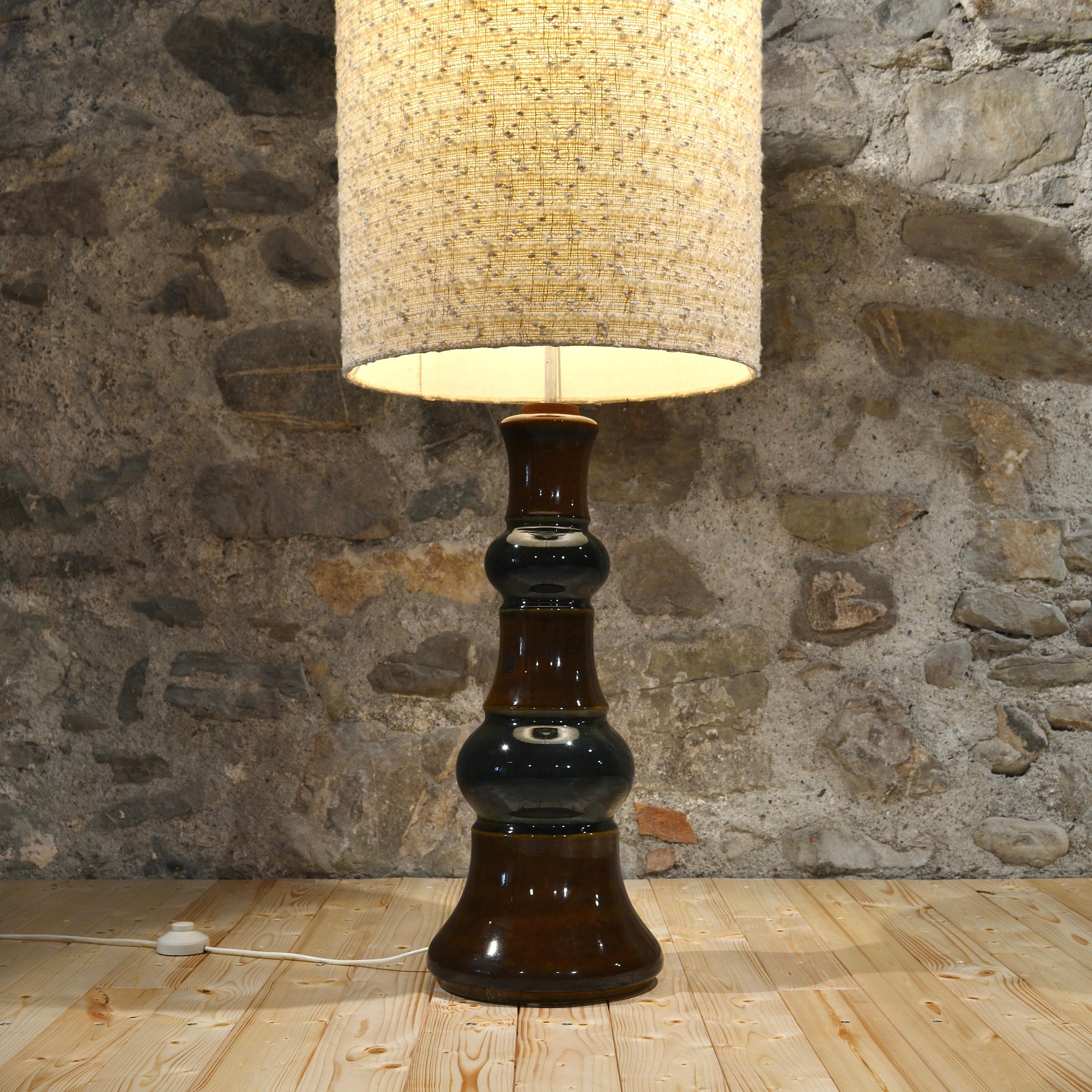 Fine XX secolo Lampada scultorea in ceramica, Jasba, Germania, anni '70 in vendita