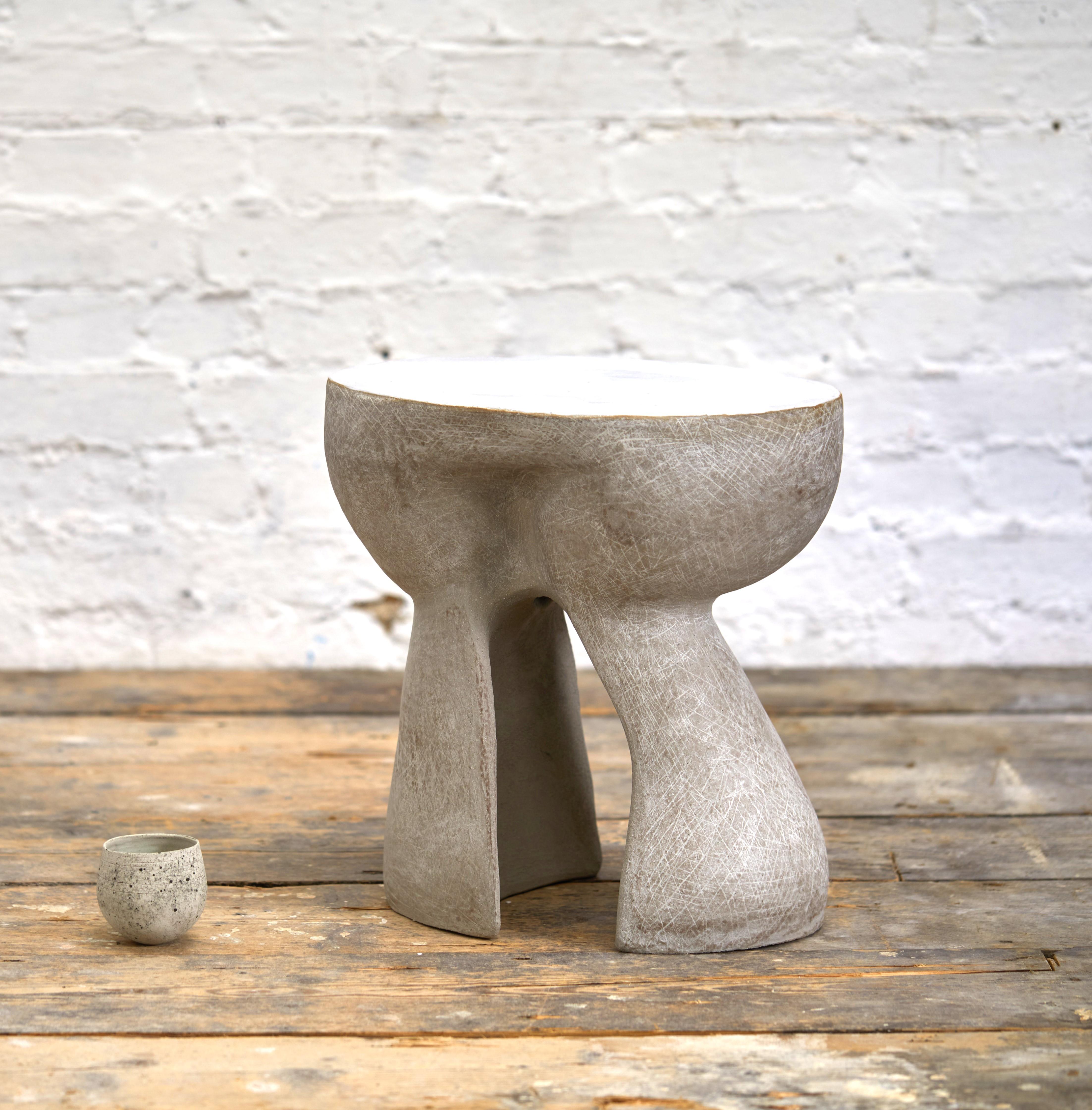 Sculptural Ceramic Side Table In New Condition For Sale In London, GB