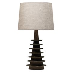 Lampe de table sculpturale en céramique par Sidsel Keramik