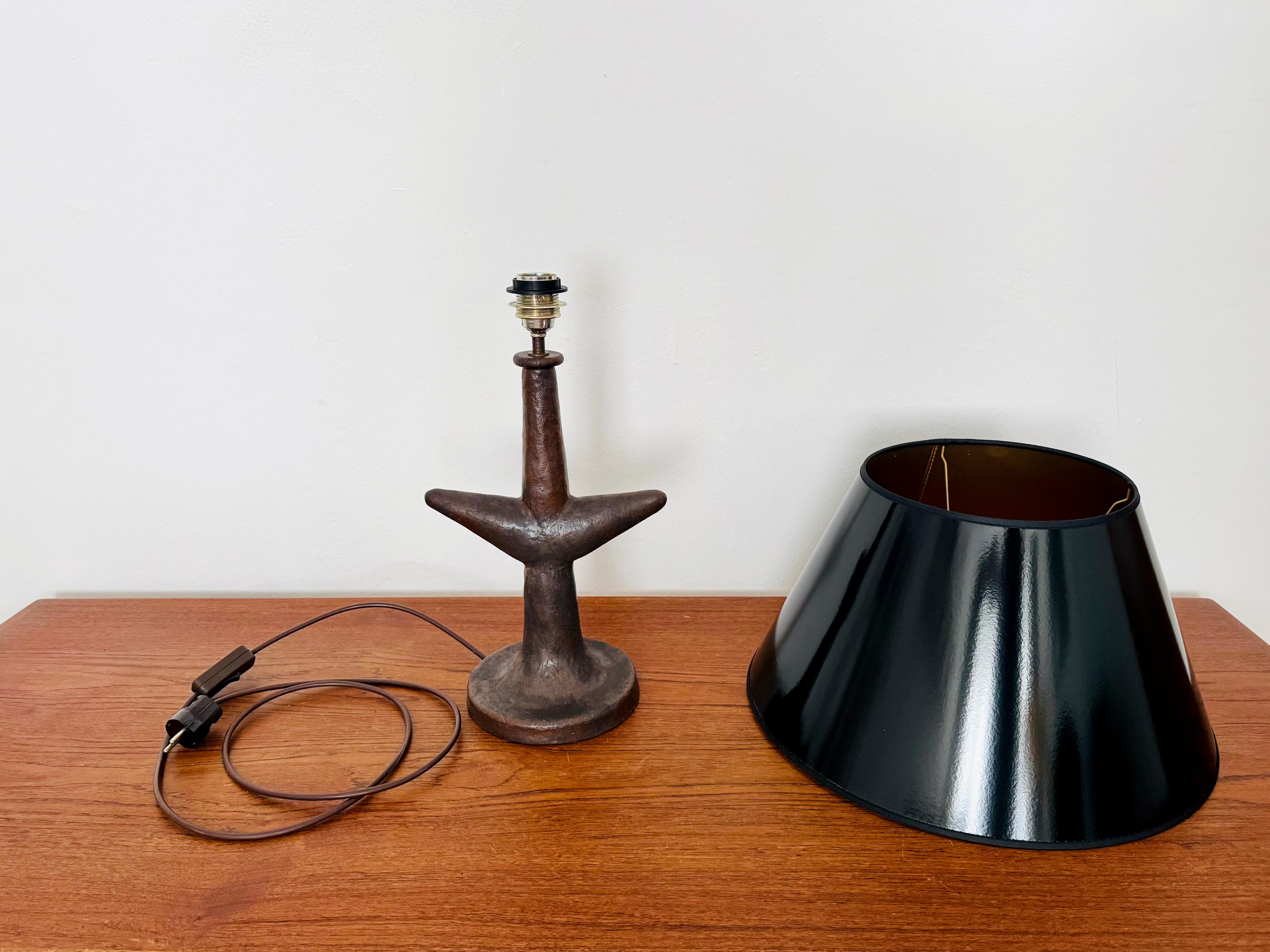 Sculptural Ceramic Table Lamp For Sale 6
