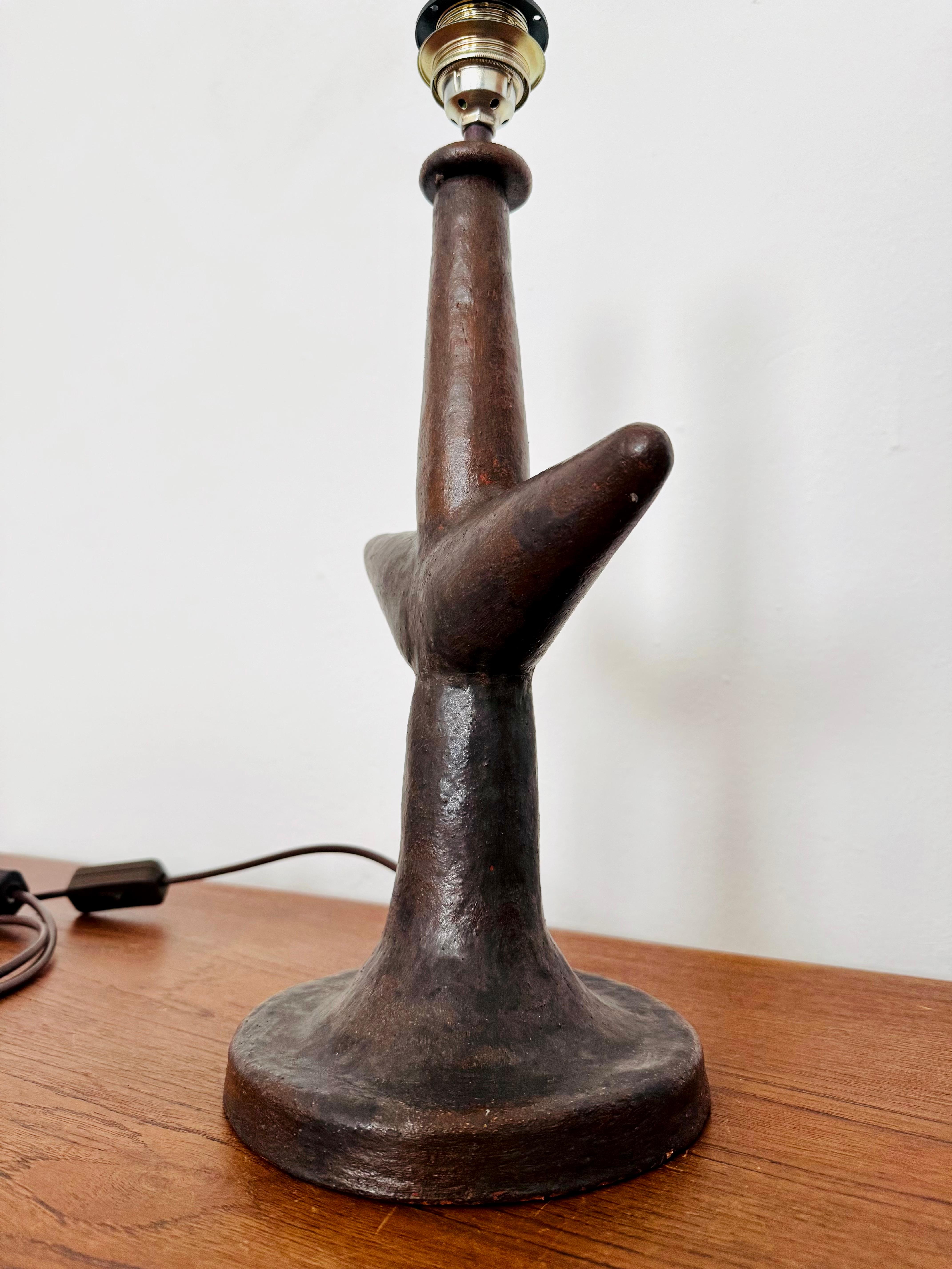 Sculptural Ceramic Table Lamp For Sale 7