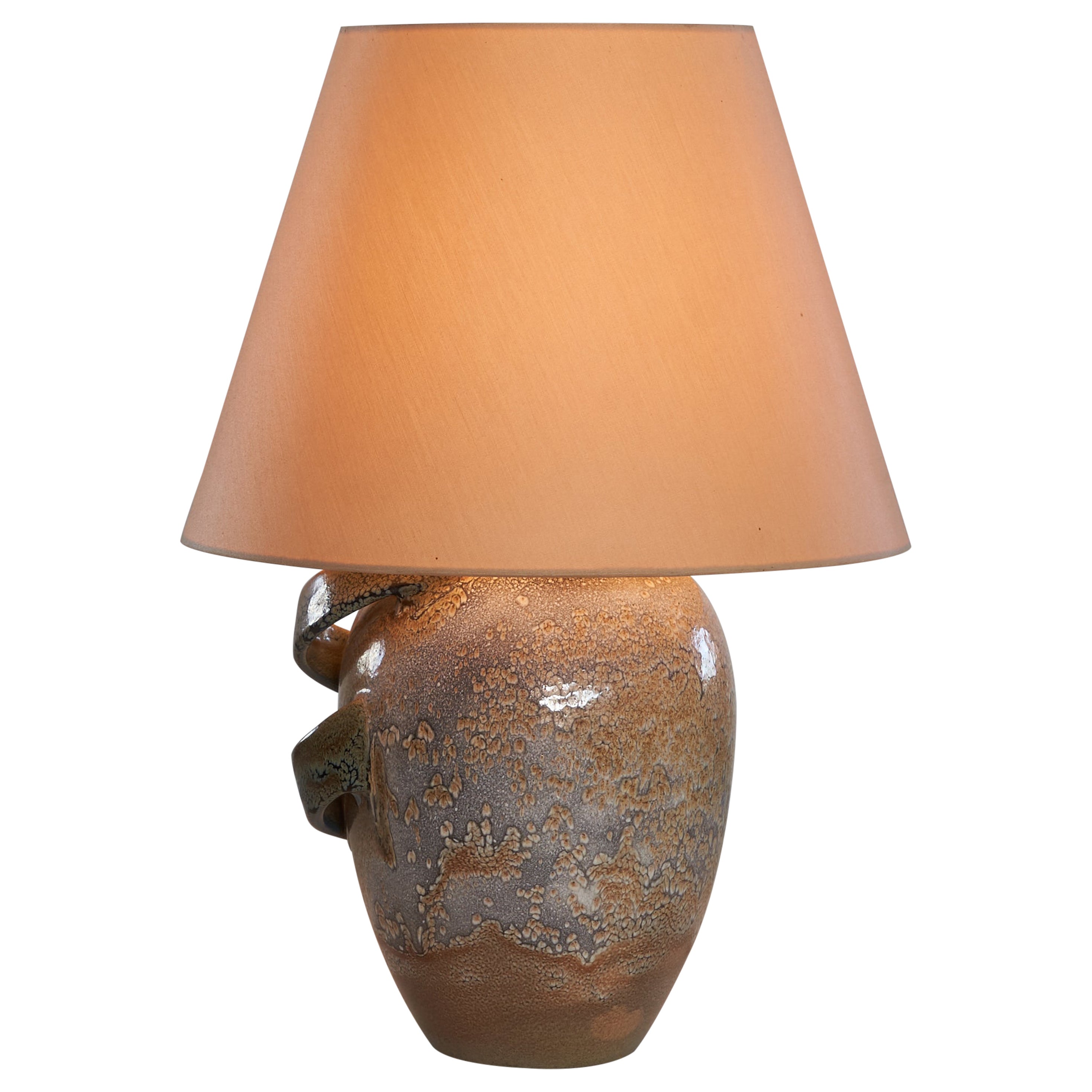 Sculptural Ceramic Table Lamp