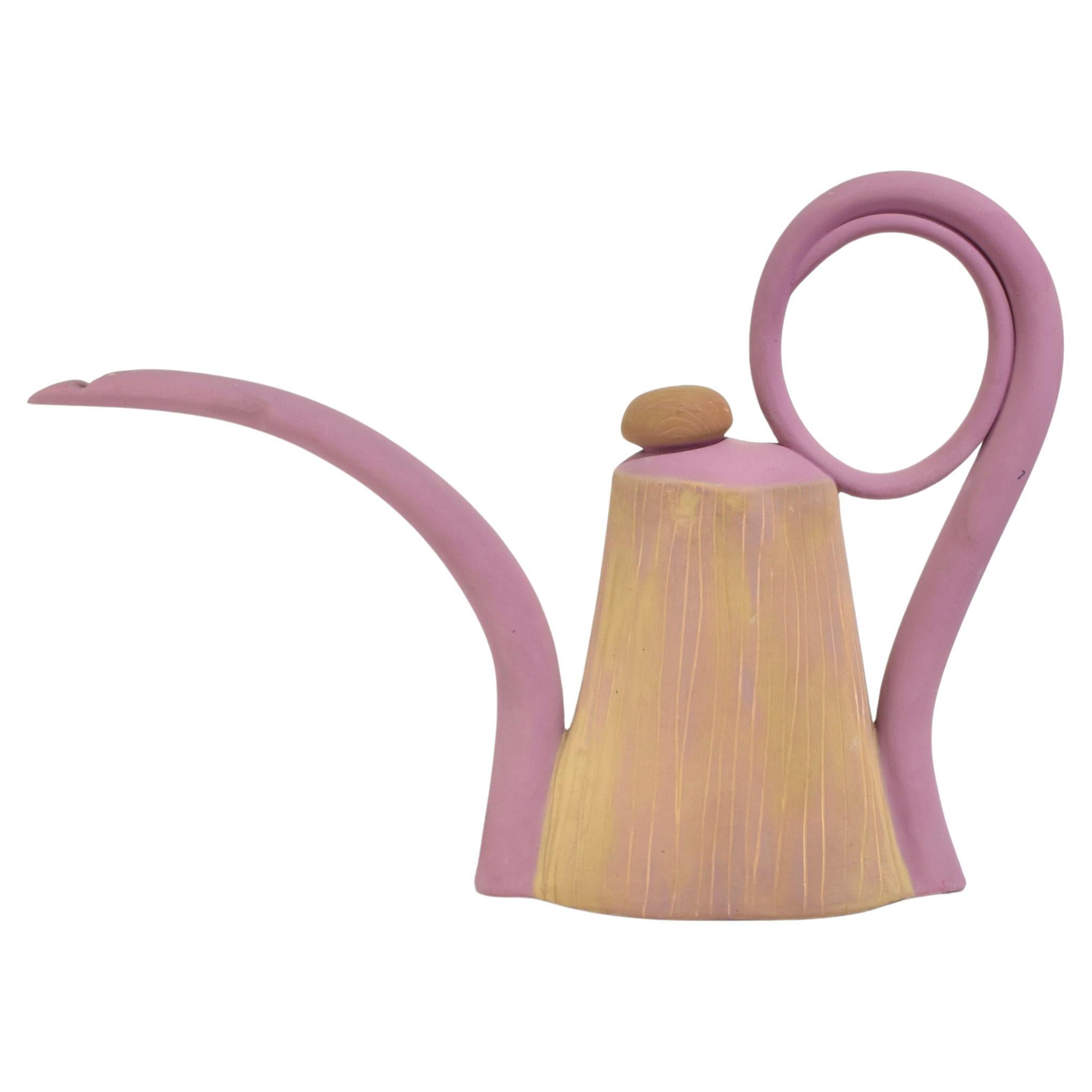 Skulpturale Teekanne aus Keramik im Angebot