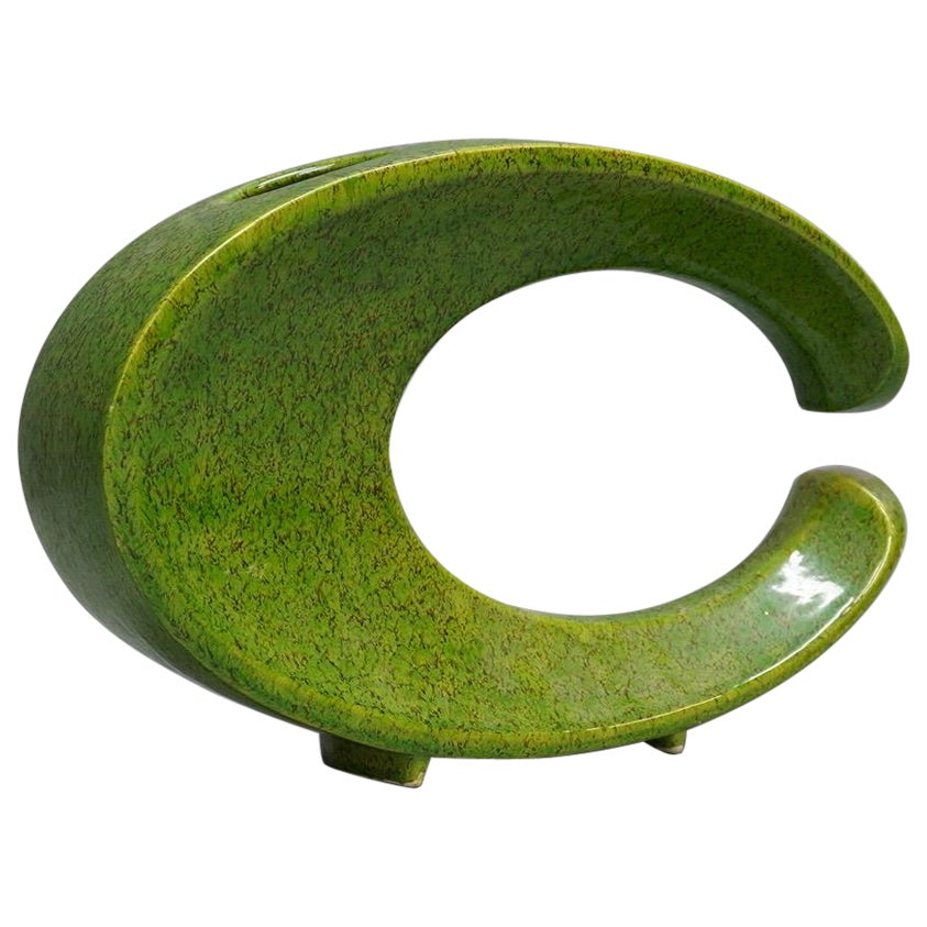 Vase sculptural en céramique par Bertoncello Ceramiche, Italie, années 1970 en vente