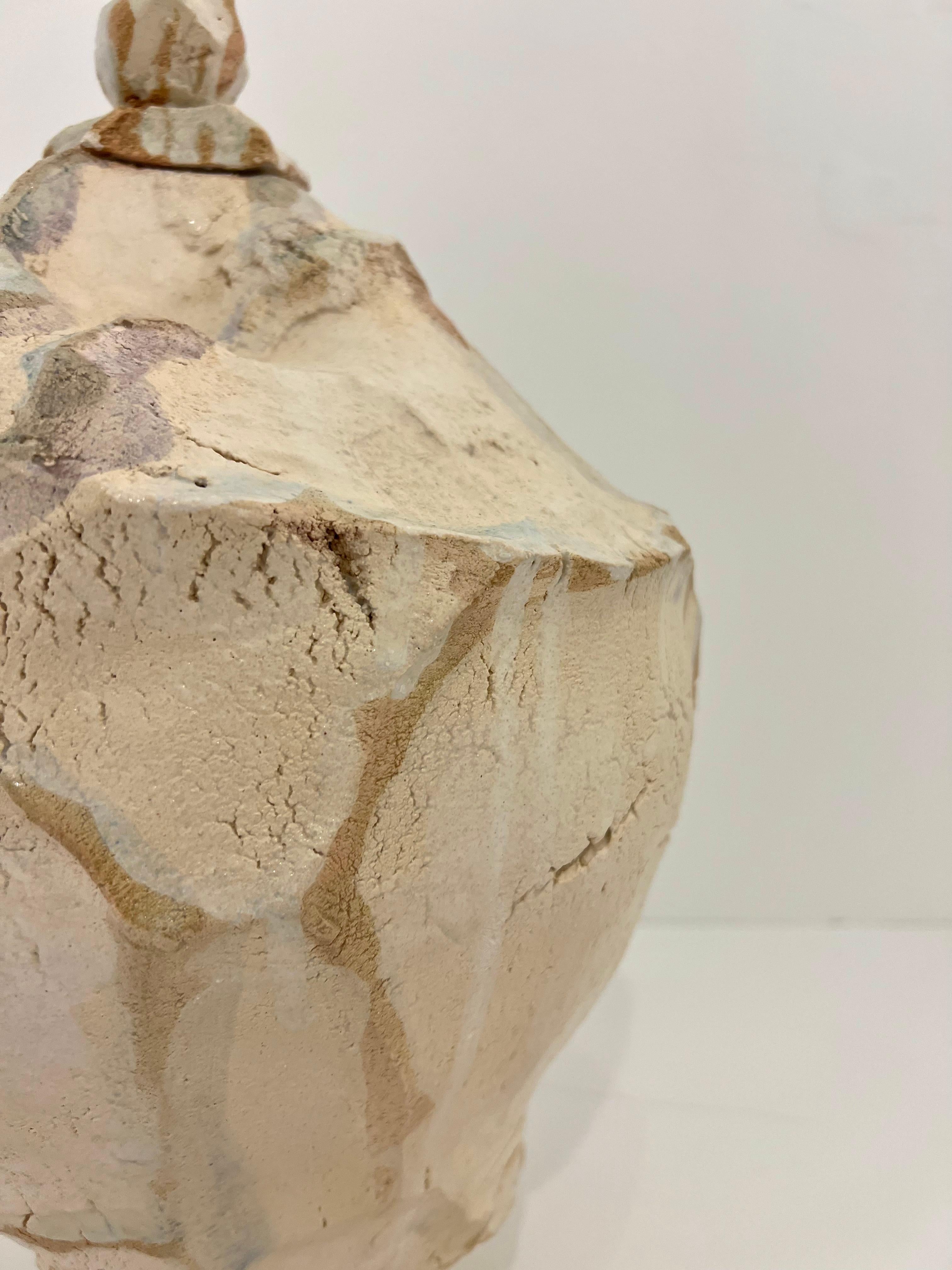 Céramique Vase sculptural de Henrik Folsgaard en vente