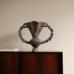 Sculptural Ceramic Vase by Marius Giuge, Vallauris, Circa 1960