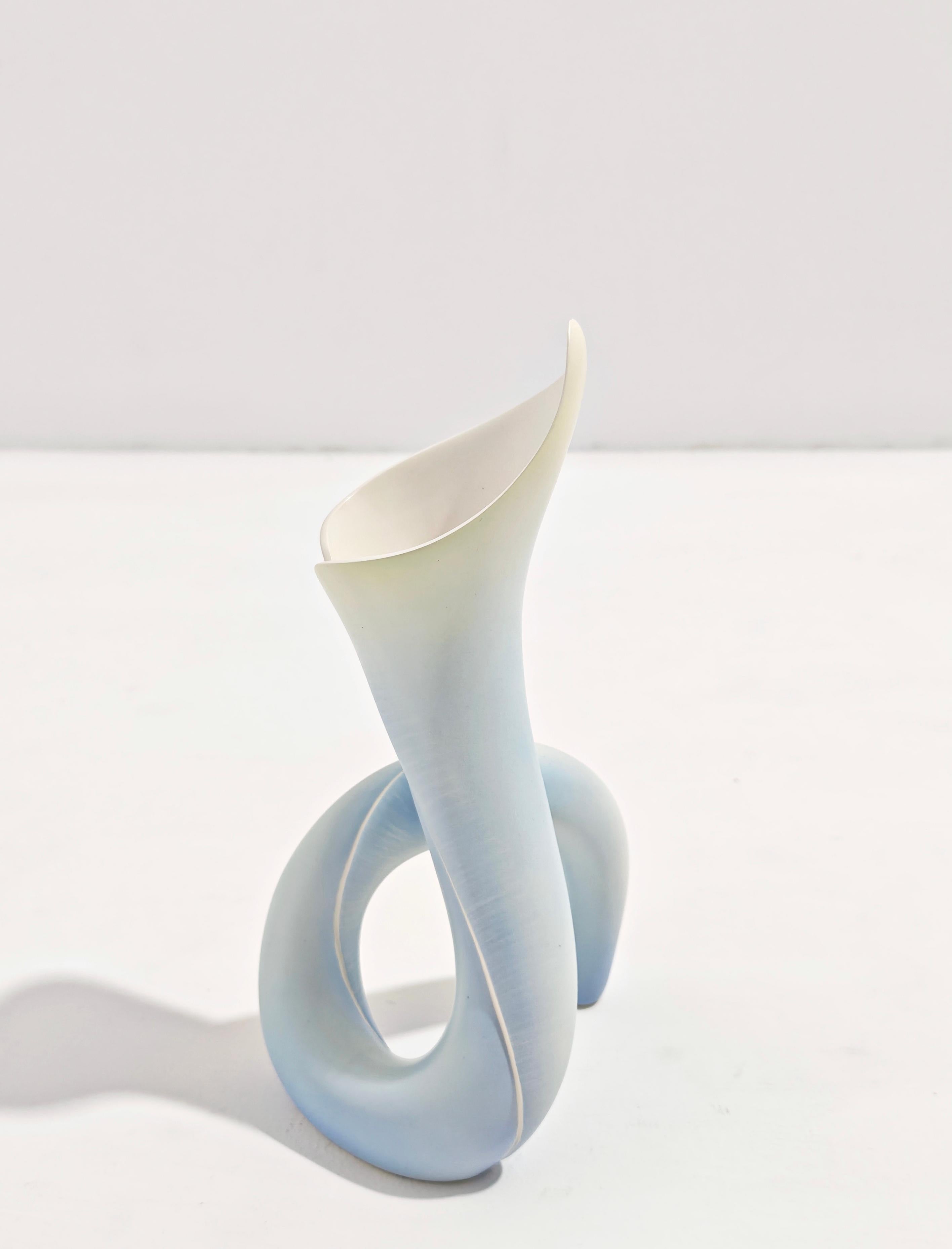 Jarrón escultórico de cerámica de Vibi Torino Producción Italia 1950/60 Mediados de siglo Moderno de mediados de siglo en venta