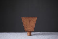 Sculptural Ceramic Vases (Set of 3)-  Textured Brown Surface, Minimalism Design