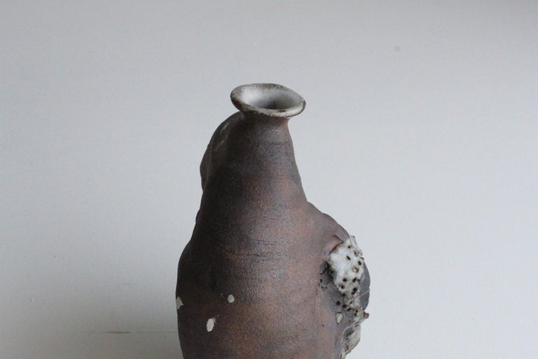 Sculptural Ceramic Vessel, Organic Brutalist For Sale at 1stDibs