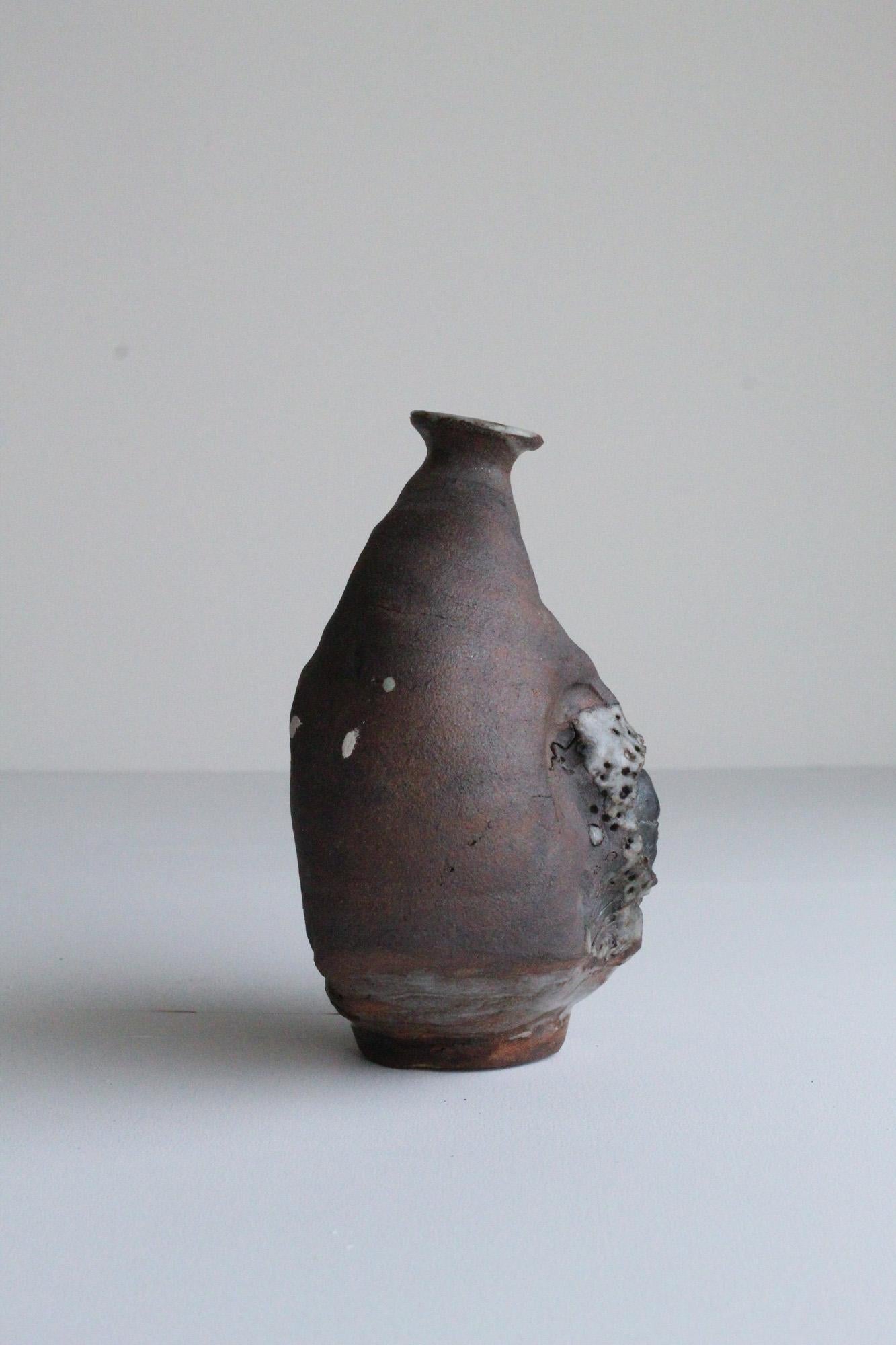 Vase sculptural en céramique, brutalisme organique en vente 3