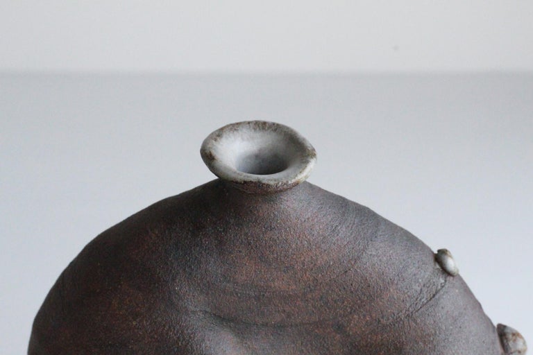 Sculptural Ceramic Vessel, Organic Brutalist For Sale at 1stDibs
