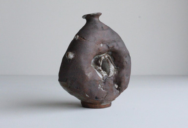 Sculptural Ceramic Vessel, Organic Brutalist For Sale at 1stDibs